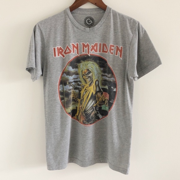 Other - Iron Maiden Killers Graphic Band Tee Gray Unisex M